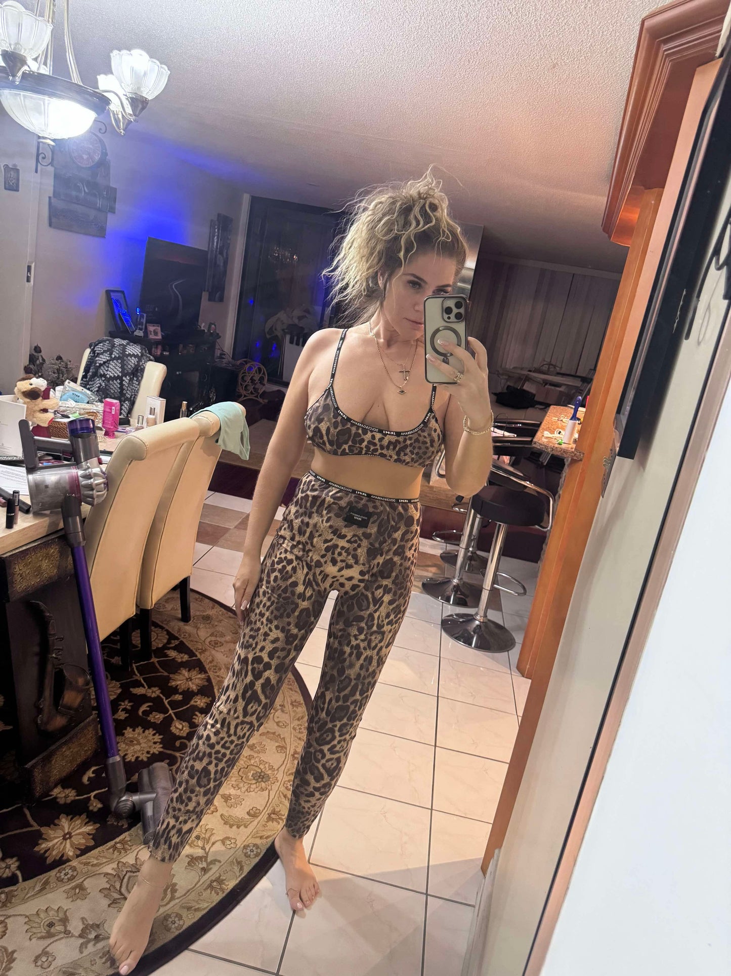 Wild Instinct Leopard Print Lounge Set